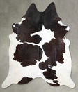 Black and White XX-Large Brazilian Cowhide Rug 8'7"H x 7'8"W #A53383 by Hudson Hides