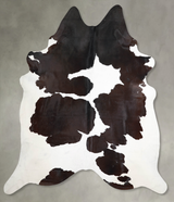 Black and White XX-Large Brazilian Cowhide Rug 8'7"H x 7'8"W #A53383 by Hudson Hides