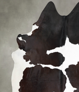 Black and White XX-Large Brazilian Cowhide Rug 8'7"H x 7'8"W #A53383 by Hudson Hides