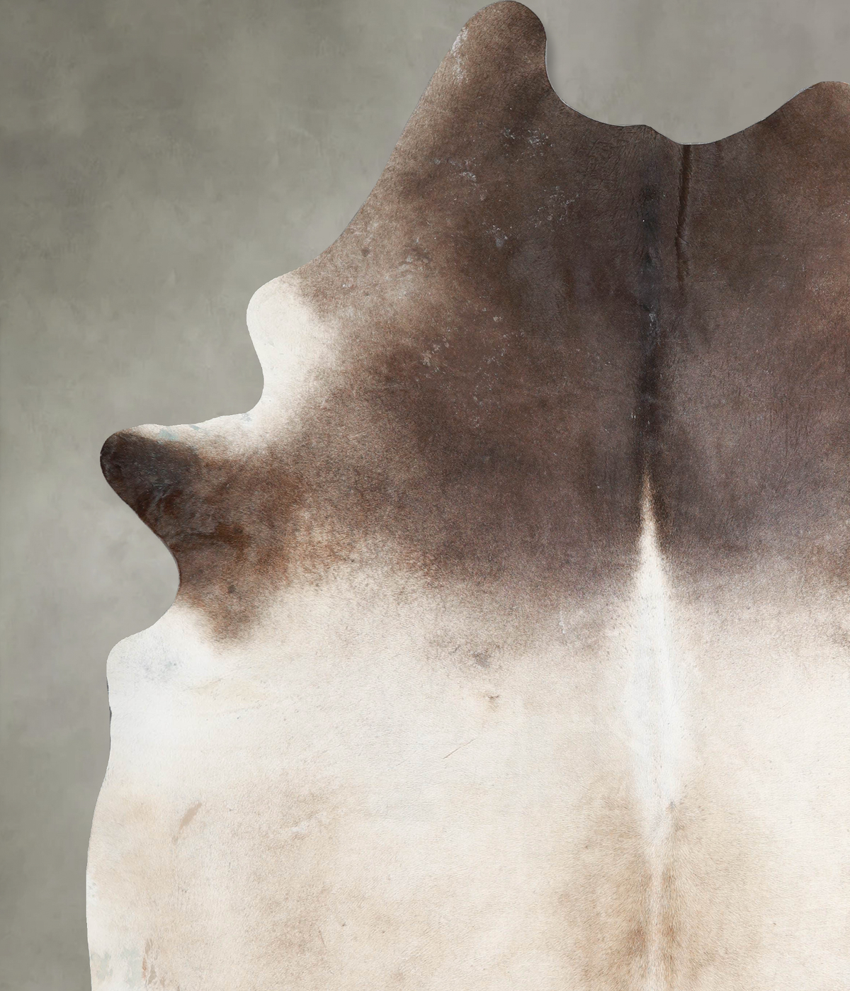 Grey with Beige XX-Large Brazilian Cowhide Rug 8'11"H x 7'3"W #A53385 by Hudson Hides