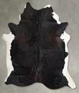 Black and White XX-Large Brazilian Cowhide Rug 7'8"H x 6'9"W #A53388 by Hudson Hides