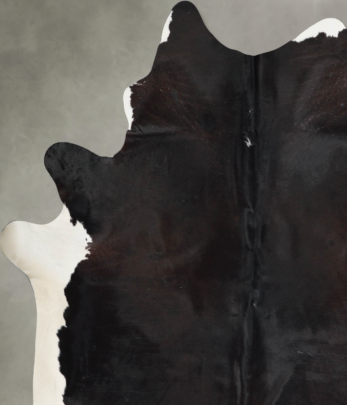 Black and White XX-Large Brazilian Cowhide Rug 7'8"H x 6'9"W #A53388 by Hudson Hides