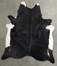 Solid Black XX-Large Brazilian Cowhide Rug 8'4"H x 6'11"W #A53389 by Hudson Hides