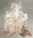 Light Brindle XX-Large Brazilian Cowhide Rug 7'7"H x 6'10"W #A53392 by Hudson Hides