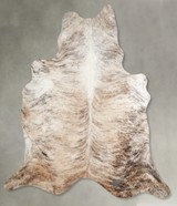 Light Brindle XX-Large Brazilian Cowhide Rug 7'7"H x 6'10"W #A53392 by Hudson Hides