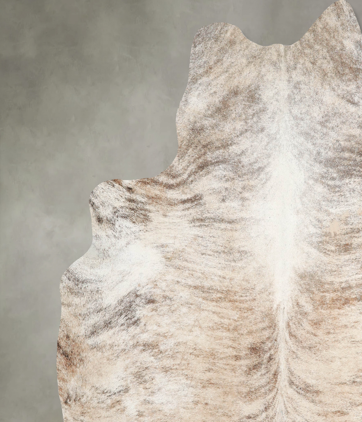Light Brindle XX-Large Brazilian Cowhide Rug 7'7"H x 6'10"W #A53392 by Hudson Hides