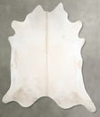 Ivory with Beige XX-Large Brazilian Cowhide Rug 8'6"H x 8'4"W #A53393 by Hudson Hides