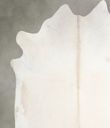 Ivory with Beige XX-Large Brazilian Cowhide Rug 8'6"H x 8'4"W #A53393 by Hudson Hides