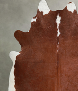 Hereford XX-Large Brazilian Cowhide Rug 8'2"H x 7'7"W #A53404 by Hudson Hides