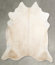 Champagne XX-Large Brazilian Cowhide Rug 8'0"H x 7'11"W #A53408 by Hudson Hides
