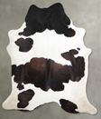 Black and White XX-Large Brazilian Cowhide Rug 8'5"H x 7'1"W #A53409 by Hudson Hides