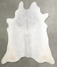 Light Grey XX-Large Brazilian Cowhide Rug 7'7"H x 7'2"W #A53410 by Hudson Hides