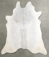 Light Grey XX-Large Brazilian Cowhide Rug 7'7"H x 7'2"W #A53410 by Hudson Hides
