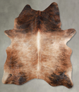 Medium Brindle XX-Large Brazilian Cowhide Rug 8'0"H x 6'3"W #A53413 by Hudson Hides