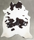Black and White XX-Large Brazilian Cowhide Rug 8'6"H x 7'4"W #A53416 by Hudson Hides