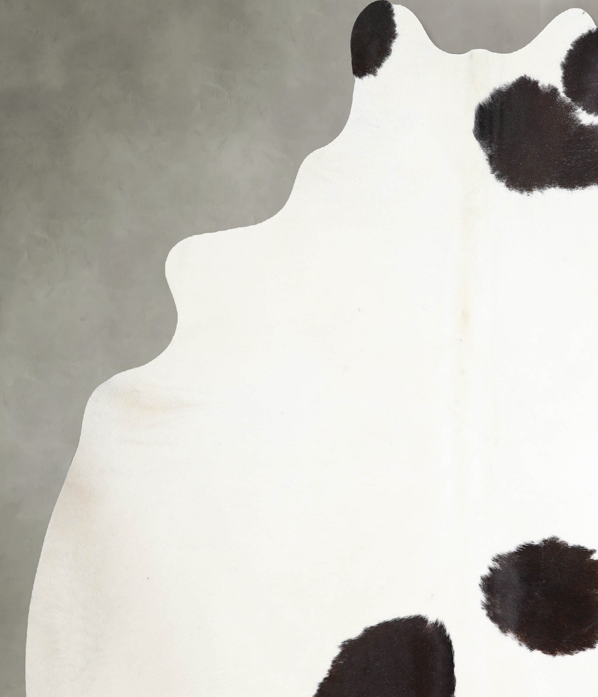 Black and White X-Large Brazilian Cowhide Rug 7'3"H x 6'5"W #A53423 by Hudson Hides