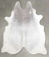 Medium Grey XX-Large Brazilian Cowhide Rug 8'3"H x 6'10"W #A53425 by Hudson Hides