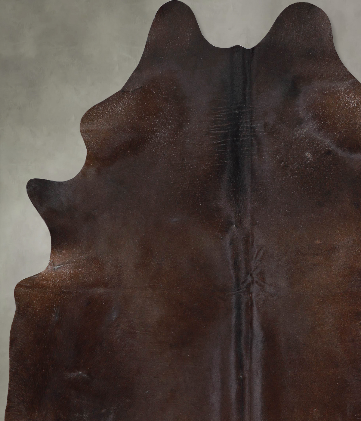 Chocolate X-Large Brazilian Cowhide Rug 7'7"H x 6'1"W #A53427 by Hudson Hides