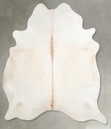 Champagne X-Large Brazilian Cowhide Rug 7'2"H x 6'5"W #A53433 by Hudson Hides