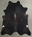 Chocolate XX-Large Brazilian Cowhide Rug 8'10"H x 8'1"W #A53434 by Hudson Hides