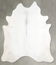 Light Grey X-Large Brazilian Cowhide Rug 7'2"H x 6'5"W #A53436 by Hudson Hides