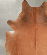 Solid Brown XX-Large Brazilian Cowhide Rug 8'6"H x 7'8"W #A53442 by Hudson Hides