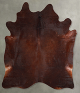 Warm Caramel X-Large Brazilian Cowhide Rug 7'5"H x 6'7"W #A53447 by Hudson Hides