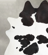 Black and White XX-Large Brazilian Cowhide Rug 8'1"H x 6'9"W #A53452 by Hudson Hides