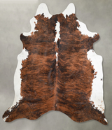 Tricolor XX-Large Brazilian Cowhide Rug 8'8"H x 7'6"W #A53453 by Hudson Hides