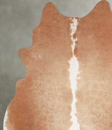 Beige and White X-Large Brazilian Cowhide Rug 7'4"H x 6'5"W #A53455 by Hudson Hides