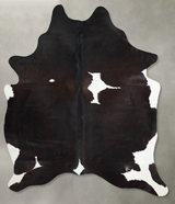Black and White X-Large Brazilian Cowhide Rug 7'7"H x 6'0"W #A53459 by Hudson Hides