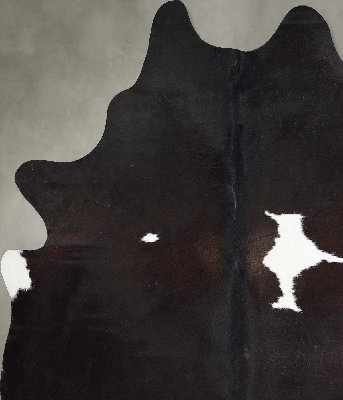 Black and White X-Large Brazilian Cowhide Rug 7'7"H x 6'0"W #A53459 by Hudson Hides