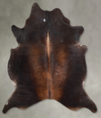 Warm Caramel X-Large Brazilian Cowhide Rug 7'3"H x 6'7"W #A53465 by Hudson Hides
