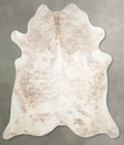 Light Brindle XX-Large Brazilian Cowhide Rug 7'3"H x 7'1"W #A53470 by Hudson Hides