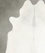 Light Grey X-Large Brazilian Cowhide Rug 7'1"H x 6'7"W #A53471 by Hudson Hides