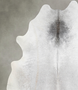 Medium Grey XX-Large Brazilian Cowhide Rug 8'7"H x 7'8"W #A53482 by Hudson Hides