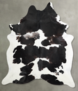Black and White XX-Large Brazilian Cowhide Rug 8'2"H x 6'3"W #A53484 by Hudson Hides