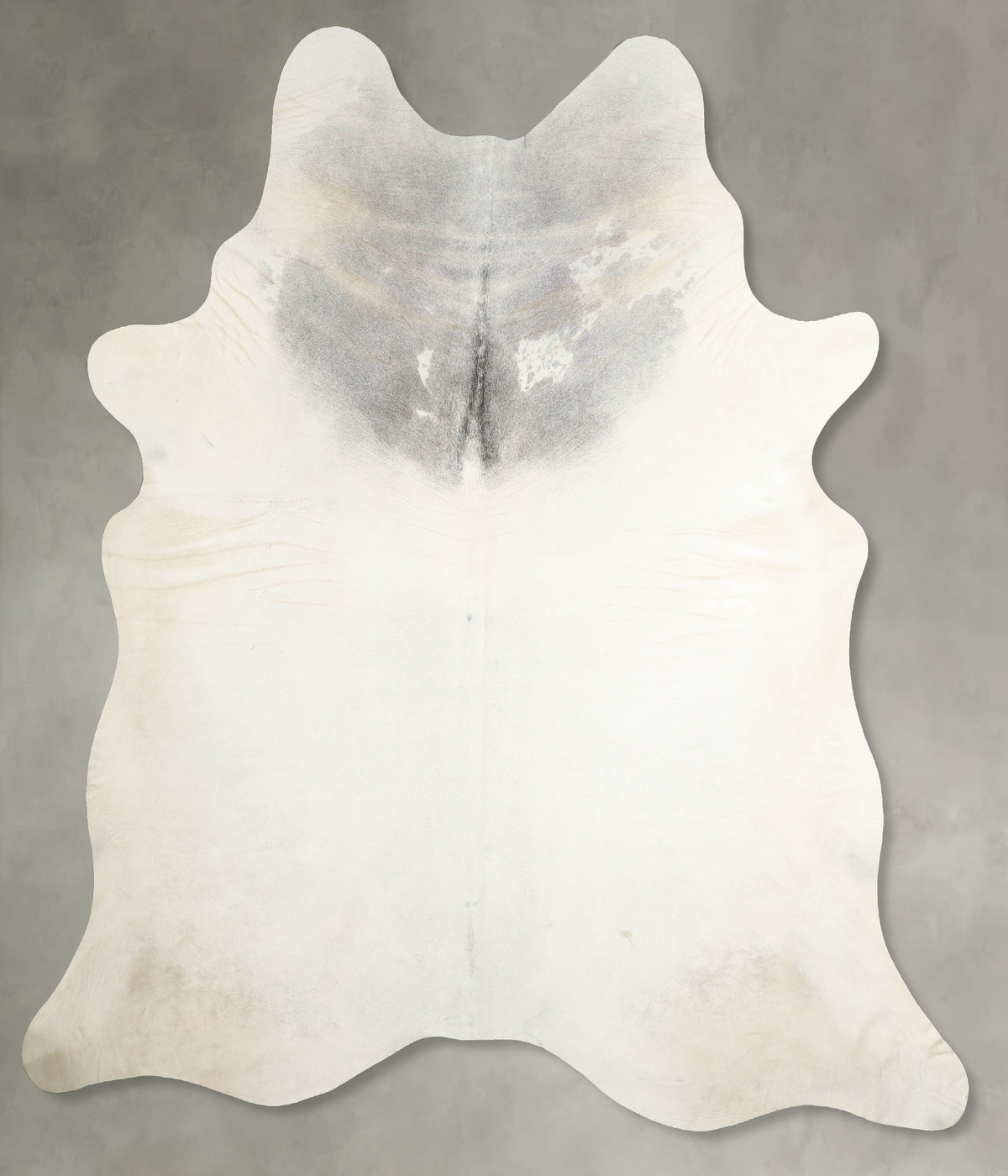 Grey with Beige Cowhide Rug #A53486