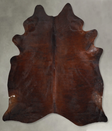 Warm Caramel X-Large Brazilian Cowhide Rug 7'5"H x 6'5"W #A53491 by Hudson Hides