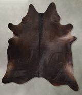 Chocolate XX-Large Brazilian Cowhide Rug 8'6"H x 7'4"W #A53492 by Hudson Hides