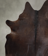 Chocolate XX-Large Brazilian Cowhide Rug 8'6"H x 7'4"W #A53492 by Hudson Hides