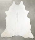 Light Grey XX-Large Brazilian Cowhide Rug 7'6"H x 6'9"W #A53493 by Hudson Hides