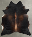 Warm Caramel X-Large Brazilian Cowhide Rug 7'9"H x 6'3"W #A53499 by Hudson Hides