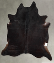 Chocolate XX-Large Brazilian Cowhide Rug 7'9"H x 6'9"W #A53505 by Hudson Hides