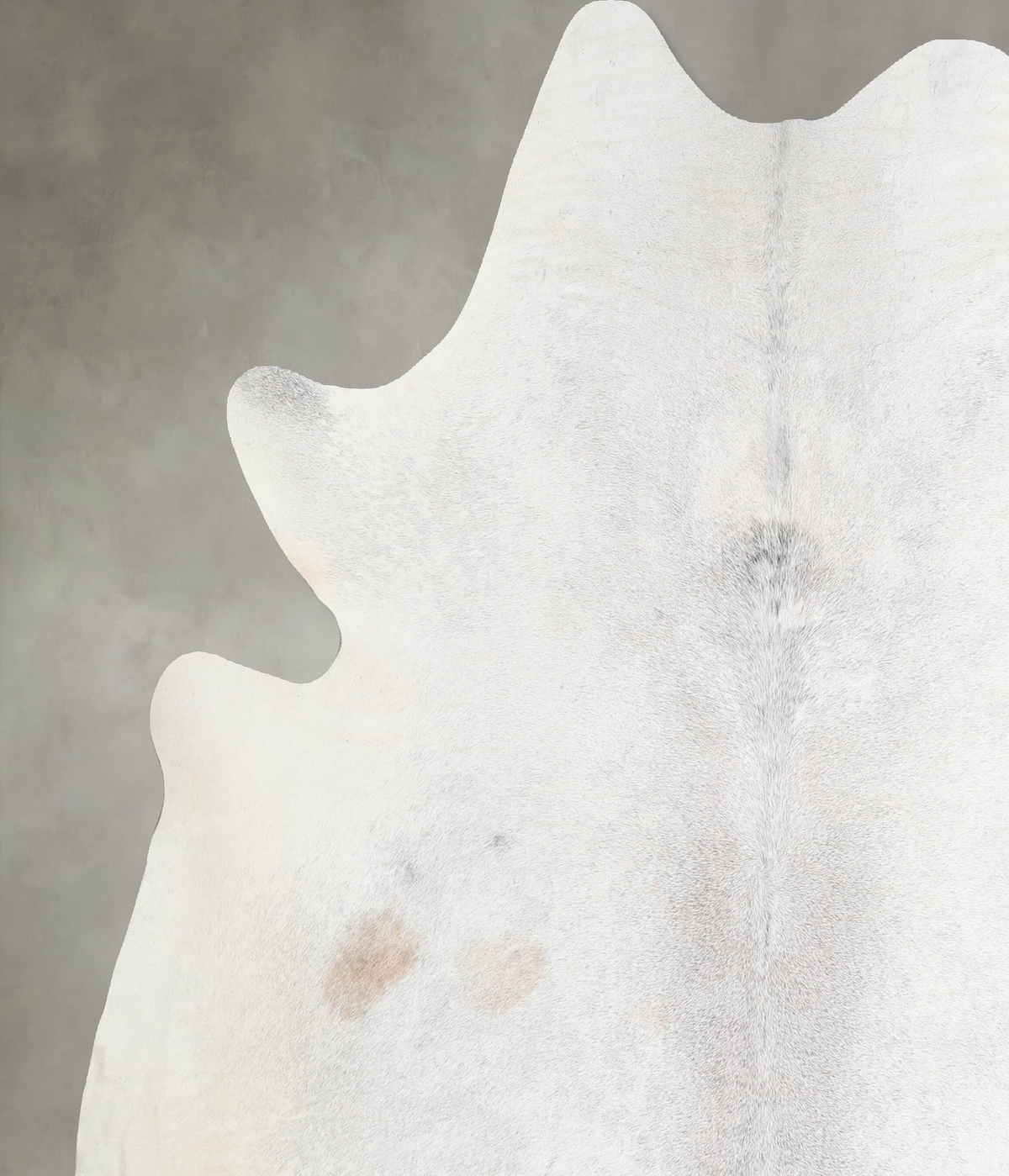 Grey with Beige XX-Large Brazilian Cowhide Rug 7'6"H x 7'2"W #A53506 by Hudson Hides
