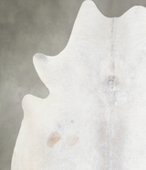 Grey with Beige XX-Large Brazilian Cowhide Rug 7'6"H x 7'2"W #A53506 by Hudson Hides