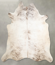 Light Brindle X-Large Brazilian Cowhide Rug 6'10"H x 7'1"W #A53509 by Hudson Hides