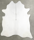 Light Grey XX-Large Brazilian Cowhide Rug 8'1"H x 7'2"W #A53518 by Hudson Hides