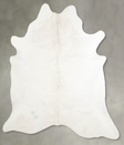 Light Grey X-Large Brazilian Cowhide Rug 7'1"H x 6'3"W #A53520 by Hudson Hides