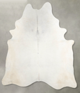 Light Grey XX-Large Brazilian Cowhide Rug 8'1"H x 6'5"W #A53521 by Hudson Hides